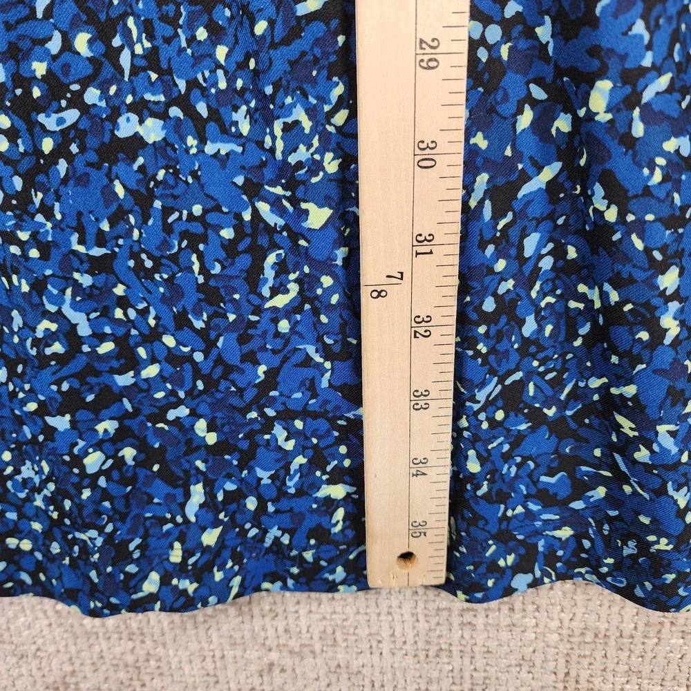 Title Nine Dream Double V Dress Womens M Sea Glass Blue Active Zip Pockets